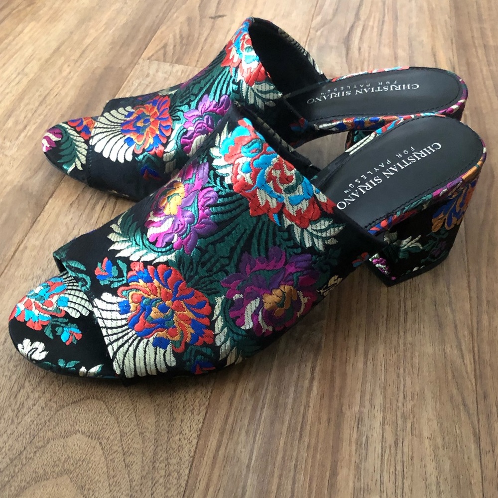 Christian Siriano X Payless Floral Mules